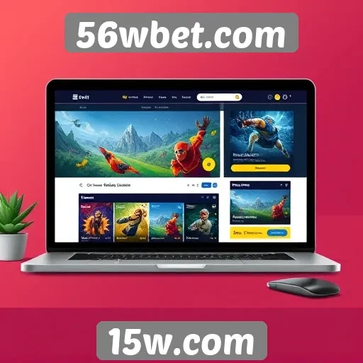 Evolução do design e interface do 56wbet