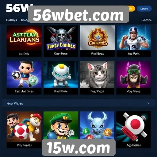 Análise da oferta de jogos em 56wbet.com